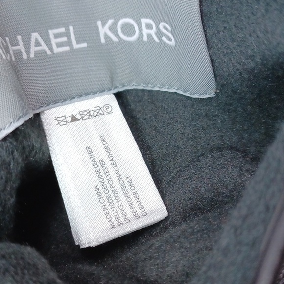 Michael Kors Leather Gloves Large NWT - Picture 5 of 10